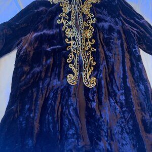 Vintage velvet beaded jacket